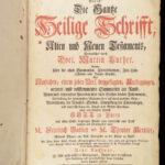 Biblia – Holy Bible – 1778 | Martin Luther Translation, Basel Folio, Woodcuts