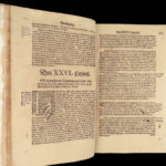 Genesis Commentary – Martin Luther – 1572 | Huge German Folio in Vellum
