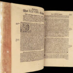 Genesis Commentary – Martin Luther – 1572 | Huge German Folio in Vellum