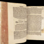 Genesis Commentary – Martin Luther – 1572 | Huge German Folio in Vellum