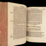 Genesis Commentary – Martin Luther – 1572 | Huge German Folio in Vellum