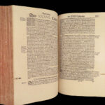 Genesis Commentary – Martin Luther – 1572 | Huge German Folio in Vellum