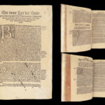 Genesis Commentary – Martin Luther – 1572 | Huge German Folio in Vellum