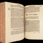 Genesis Commentary – Martin Luther – 1572 | Huge German Folio in Vellum