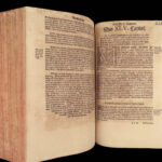 Genesis Commentary – Martin Luther – 1572 | Huge German Folio in Vellum
