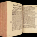 Genesis Commentary – Martin Luther – 1572 | Huge German Folio in Vellum