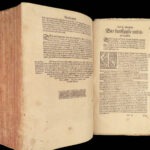 Genesis Commentary – Martin Luther – 1572 | Huge German Folio in Vellum
