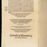 Genesis Commentary – Martin Luther – 1572 | Huge German Folio in Vellum