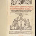 Genesis Commentary – Martin Luther – 1572 | Huge German Folio in Vellum