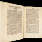 Genesis Commentary – Martin Luther – 1572 | Huge German Folio in Vellum