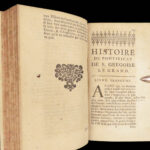 Histoire du pontificat de St Gregoire – Louis Maimbourg – 1686 | First Edition