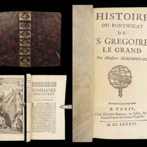 Histoire du pontificat de St Gregoire – Louis Maimbourg – 1686 | First Edition
