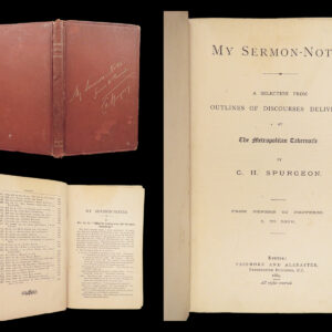 My Sermon-Notes – C. H. Spurgeon – 1884 | 1st Edition