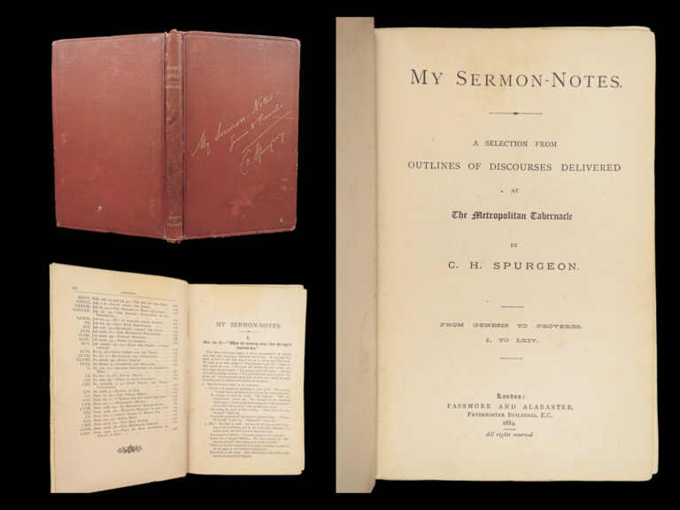 Image of My Sermon-Notes – C. H. Spurgeon – 1884 | 1st Edition