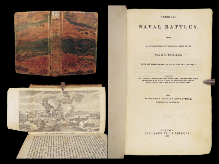 Image of American Naval Battles – Horace Kimball – 1836 | United States Sea Battles