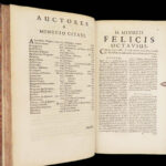 Octavius – Marcus Minucius Felix – 1672 | Early Christian Latin Edition