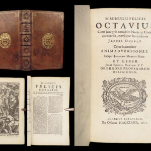 Octavius – Marcus Minucius Felix – 1672 | Early Christian Latin Edition