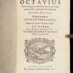 Octavius – Marcus Minucius Felix – 1672 | Early Christian Latin Edition