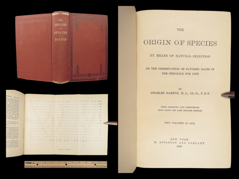 Image of On the Origin of Species – Charles Darwin – 1890 | Appleton Edition