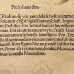 Pauli Orosii Historiarum adversum paganos– Paulus Orosius – 1510 | Post-Incunable