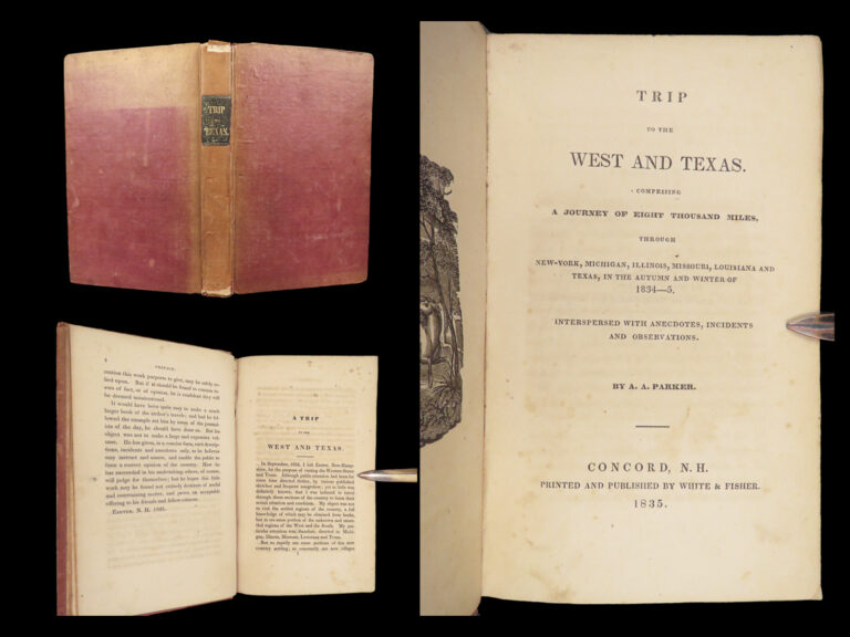 Image of Trip to the West and Texas – Amos A. Parker – 1835 | First Edition, Americana