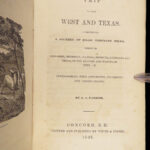 Trip to the West and Texas – Amos A. Parker – 1835 | First Edition, Americana