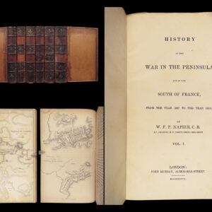 History of the War in the Peninsula – Napier – 1828 | First Edition, Dozens of Maps
