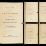 History of the War in the Peninsula – Napier – 1828 | First Edition, Dozens of Maps