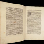 Fracisci Petracae De remediis – Petrarch – 1492 | Incunable, Vellum Folio