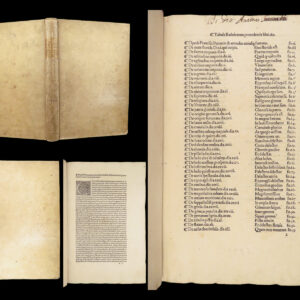 Fracisci Petracae De remediis – Petrarch – 1492 | Incunable, Vellum Folio