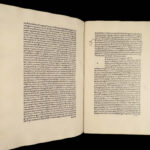 Fracisci Petracae De remediis – Petrarch – 1492 | Incunable, Vellum Folio