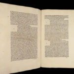 Fracisci Petracae De remediis – Petrarch – 1492 | Incunable, Vellum Folio