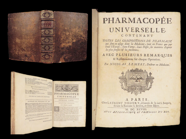 Image of Pharmacopée Universelle – Nicolas Lémery – 1698 | French Medicine Compendium