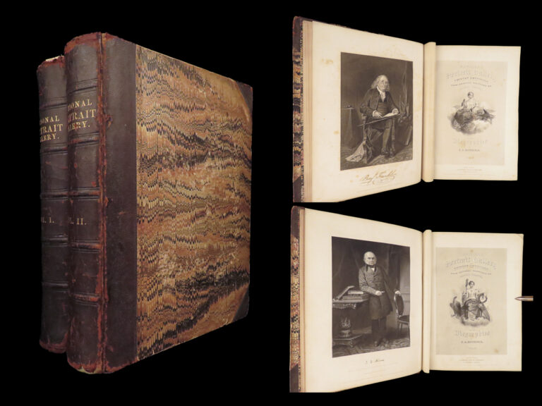 Image of 1862 National Portraits ART Gallery Washington Thomas Jefferson Hamilton Chappel