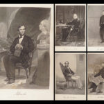 1862 National Portraits ART Gallery Washington Thomas Jefferson Hamilton Chappel