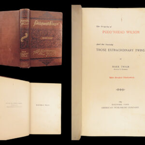 The Tragedy of Pudd’nhead Wilson – Mark Twain – 1894 | First Edition, First State