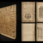 1665 Five Orders Architecture VIGNOLA Italian ART Michelangelo RARE Paris ed