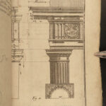 1665 Five Orders Architecture VIGNOLA Italian ART Michelangelo RARE Paris ed