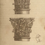 1665 Five Orders Architecture VIGNOLA Italian ART Michelangelo RARE Paris ed