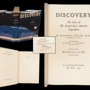 1935 Second Richard Byrd Expedition to Antarctica | First Edition Signed by Byrd