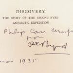 1935 Second Richard Byrd Expedition to Antarctica | First Edition Signed by Byrd