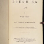 Roughing It – Mark Twain – 1872 | First Edition First State, Nevada Silver Rush