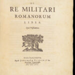 De Re Militari Romanorum – Claudius Salmasius – 1657 | Elzevir First Edition