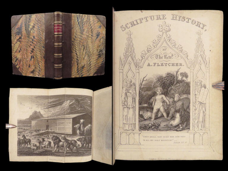 Image of Scripture History – Alexander Fletcher – 1850 | Illustrated Bible Scenes