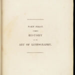 A Complete Course of Lithography – Alois Senefelder – 1819 | Illustrated First English Edition