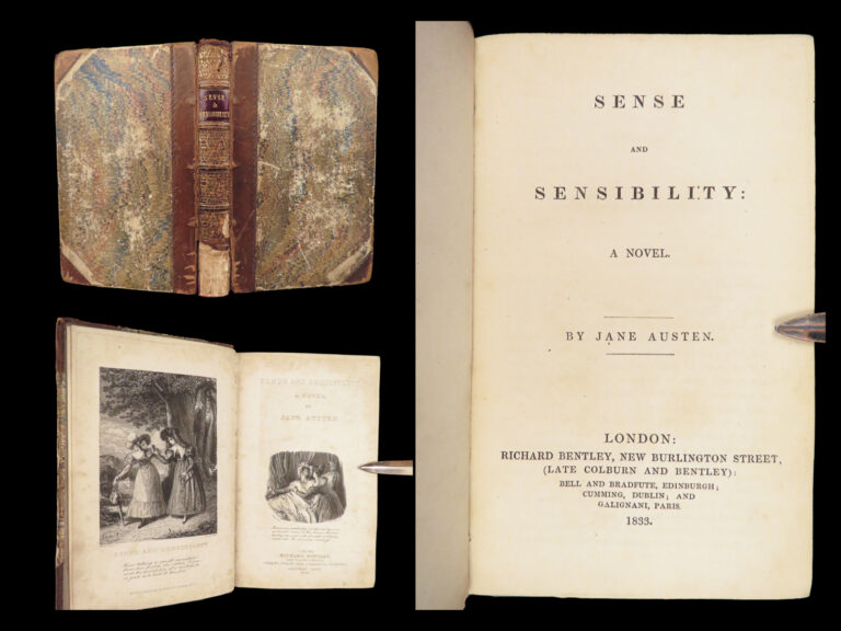 Image of Sense and Sensibility – Jane Austen – 1833 | Early Bentley Edition
