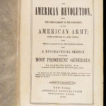The American Revolution – James Thacher – 1860 | Portraits & Battle Scenes