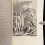 Idylles of Theocritus – 1796 | Beautiful Morocco, 19 Engravings | French 2vol