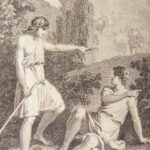 Idylles of Theocritus – 1796 | Beautiful Morocco, 19 Engravings | French 2vol
