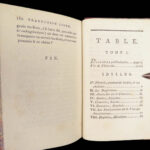 Idylles of Theocritus – 1796 | Beautiful Morocco, 19 Engravings | French 2vol